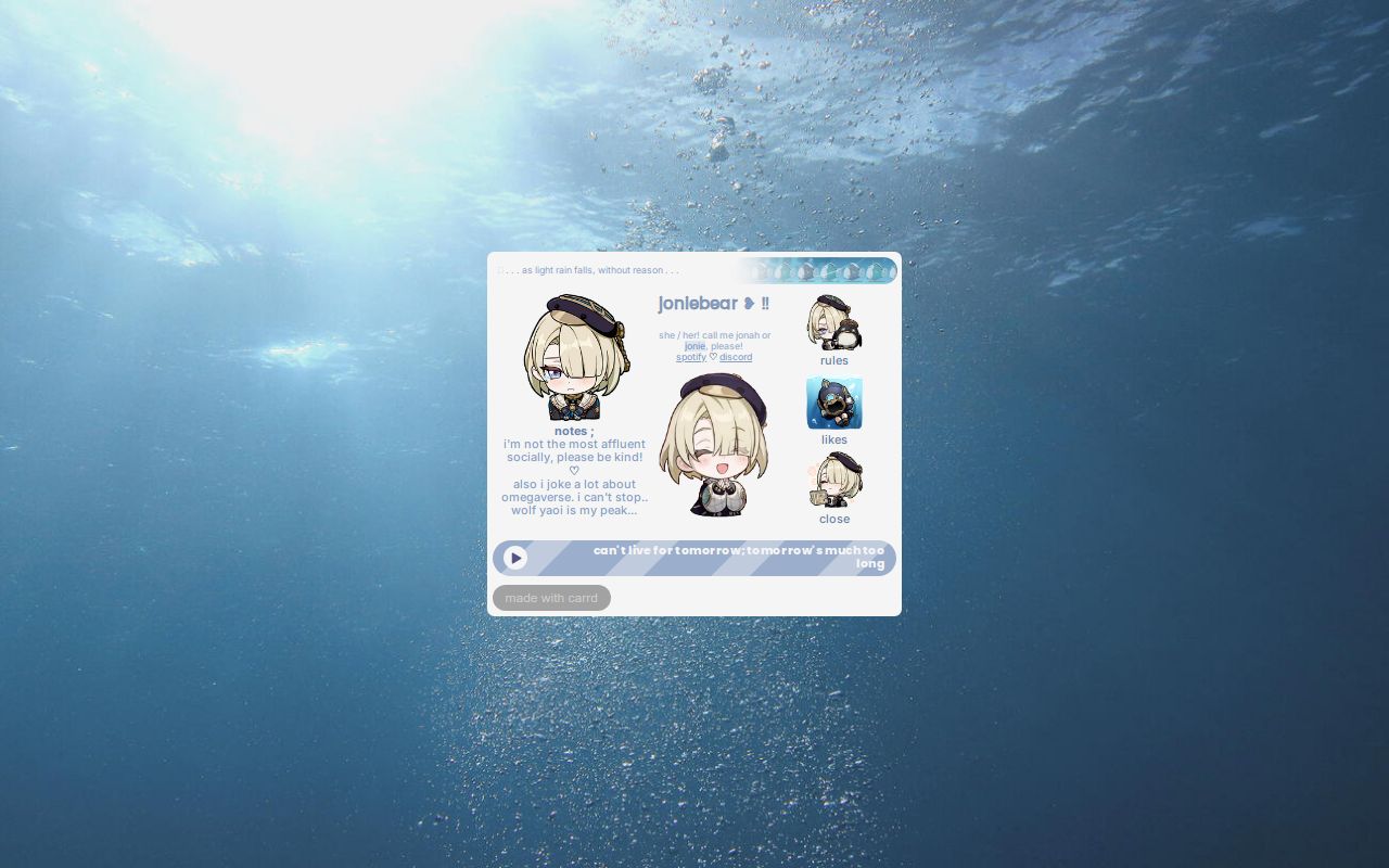 Carrd profile picture for @militia